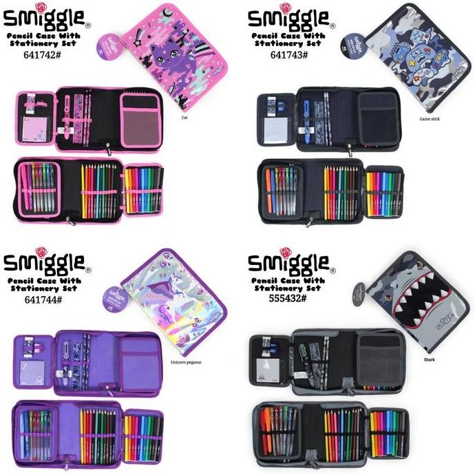 

Smiggle Pencil Case & Stationery Set 40 Pis/ Alat Tulis Smiggle/ Kado New Stok