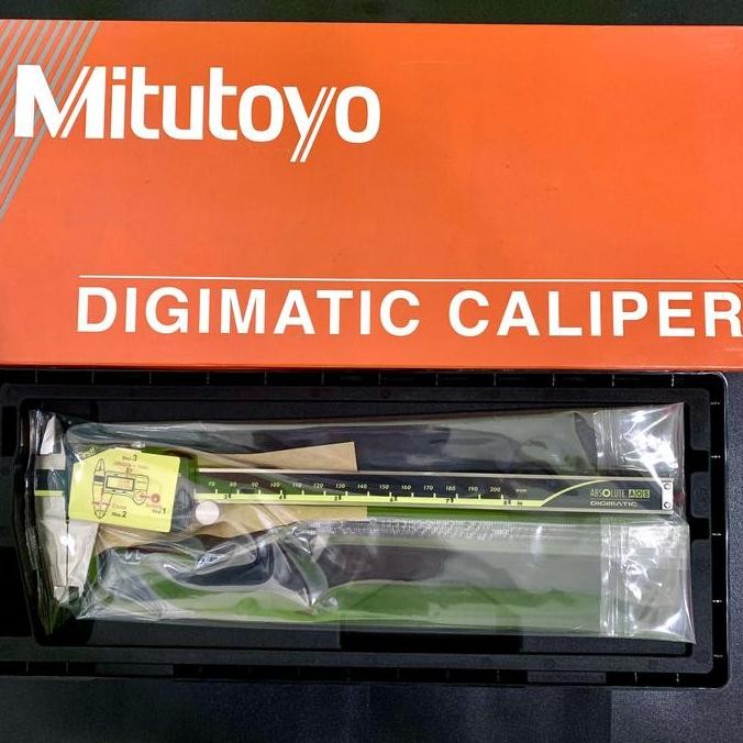 Caliper Sigmat Digital 0-200 Mm Atau 8" Mitutoyo Original Baru