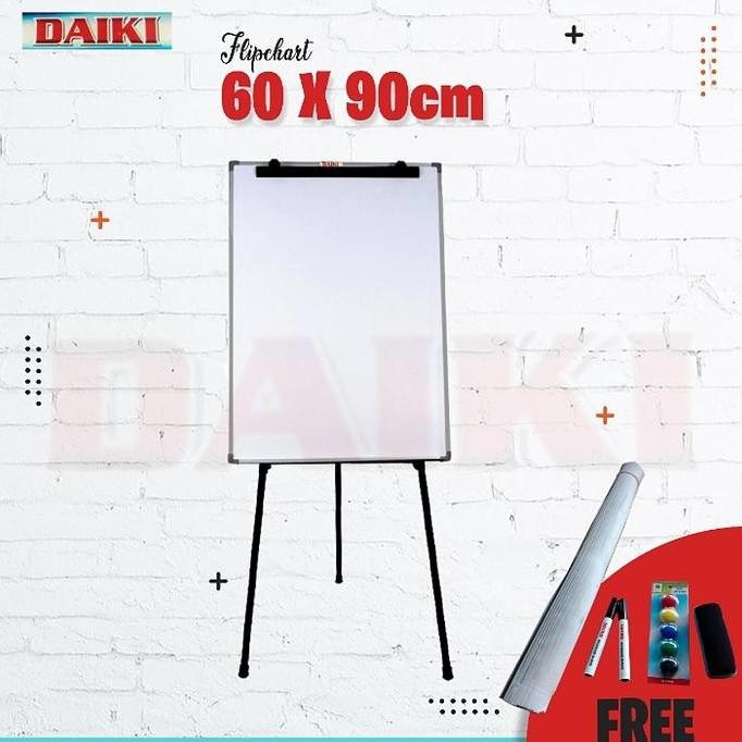 

Flipchart Papan Tulis Daiki Non Magnetic 60X90 Cm New Stok