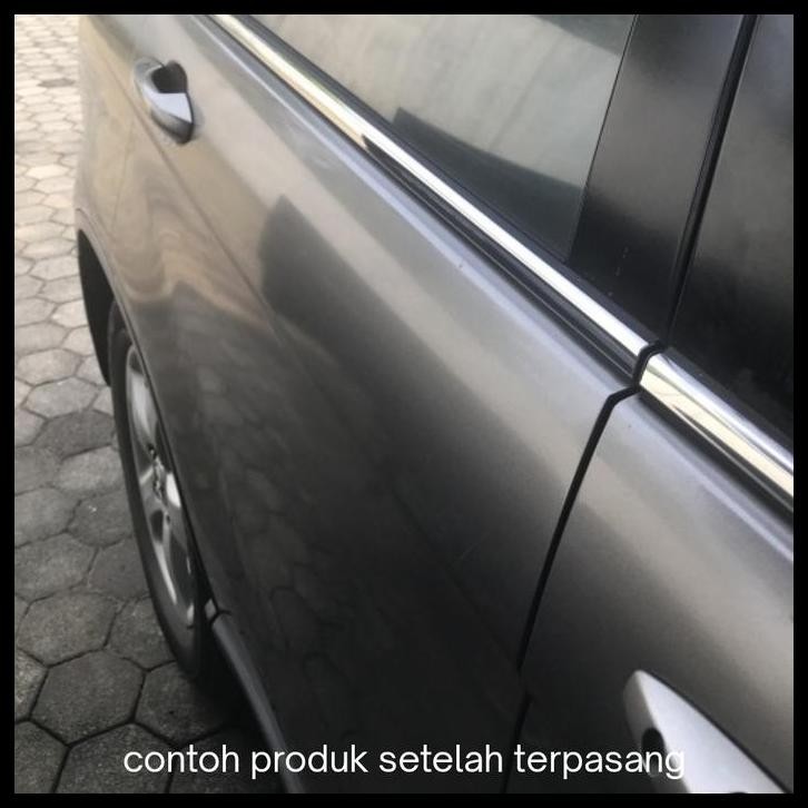 TERBARU LIS CHROME PELIPIT KARET KACA JENDELA SAMPING MOBIL HONDA CRV 2007 2008 2009 2010 2011 1SET 