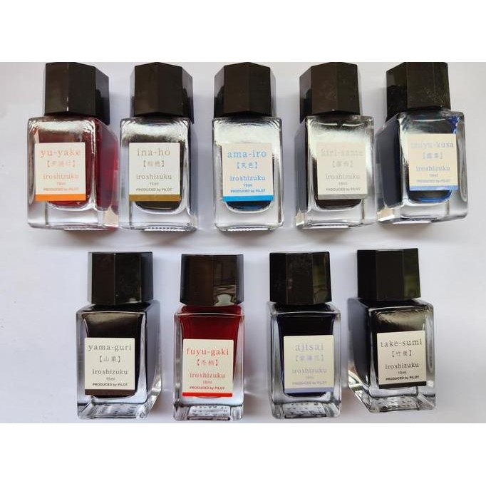 

Pilot Iroshizuku Fountain 15Ml Pen Ink Tinta Pena New Stok