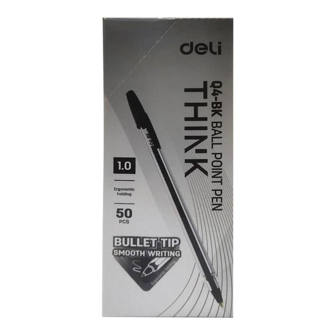 

Deli Ballpoint Pen / Bolpoin Tip 1 Mm Isi 50 Pcs Penulisan Halus Eq4 New Stok