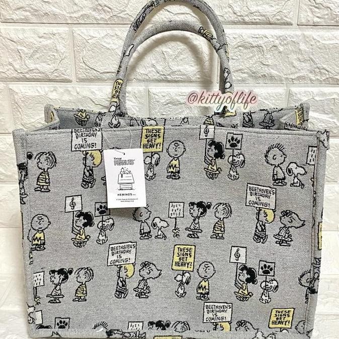 Tas Tote Bag Snoopy Peanuts Original