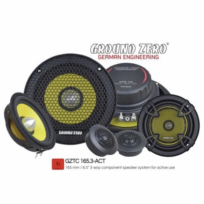 NEW Speaker 3way GroundZero GZTC 165.3 ACT