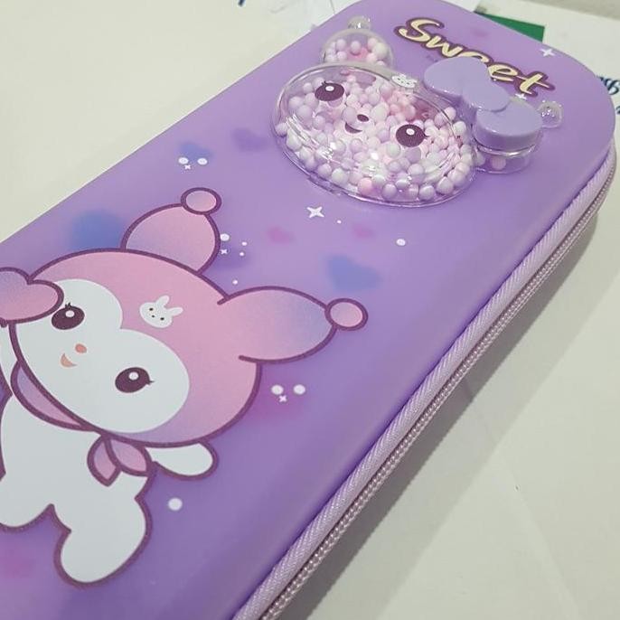 

Tempat Pensil Sleting 3D Sprinkle Motif Kuromi New Stok