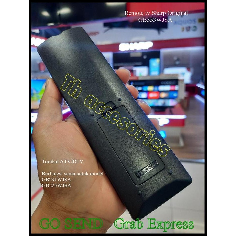 Terlaris Remote tv sharp Original GB353WJSA untuk GB291WJSA / GB225WJSA Best Seller