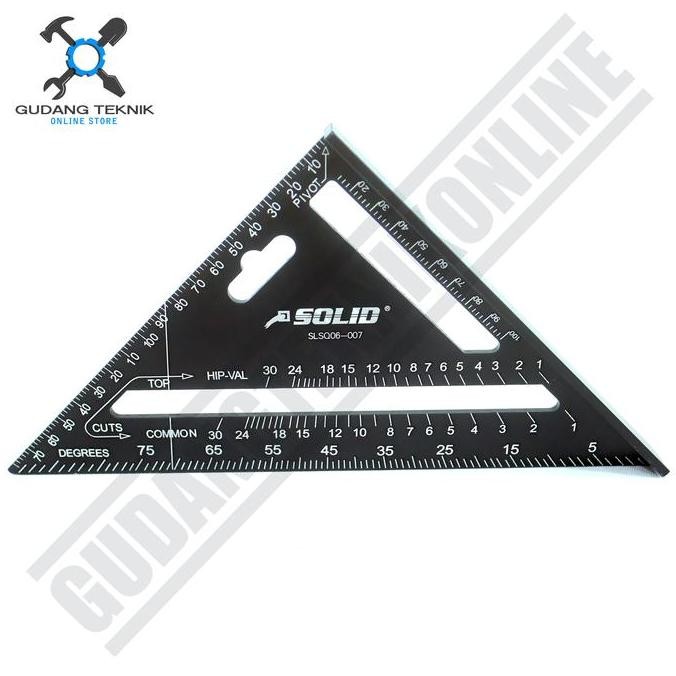

Penggaris Siku Sudut 7" Solid Slsq06-007 / Angle Square 7 Inch Solid New Stok