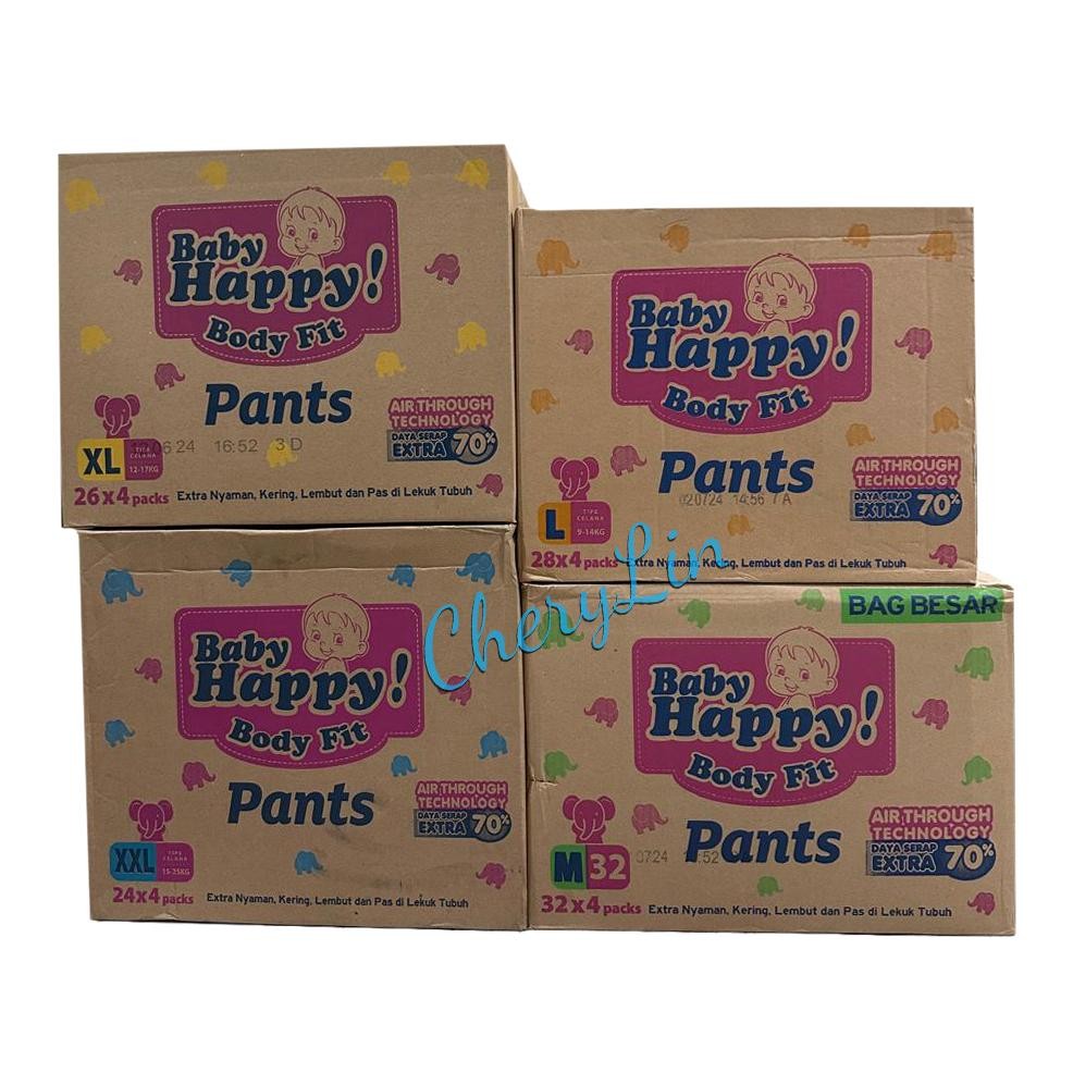 BABY HAPPY PANTS L28 / M32 /XL26 / XXL24 [1 DUS]