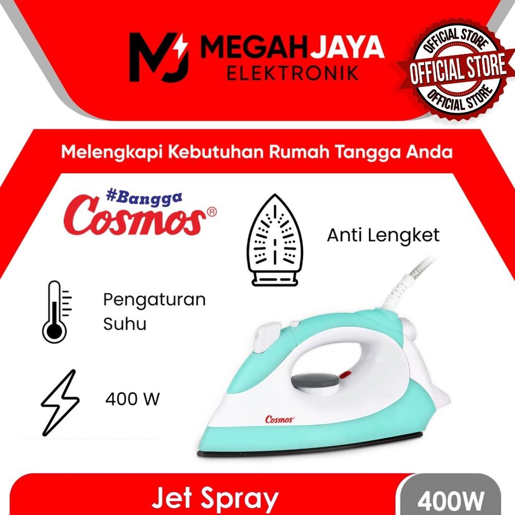[COD READY] COSMOS SETRIKA JET SPRAY ANTI LENGKET CI-4310 N / CI 4310N / CI 4310 N (400W) GARANSI RE