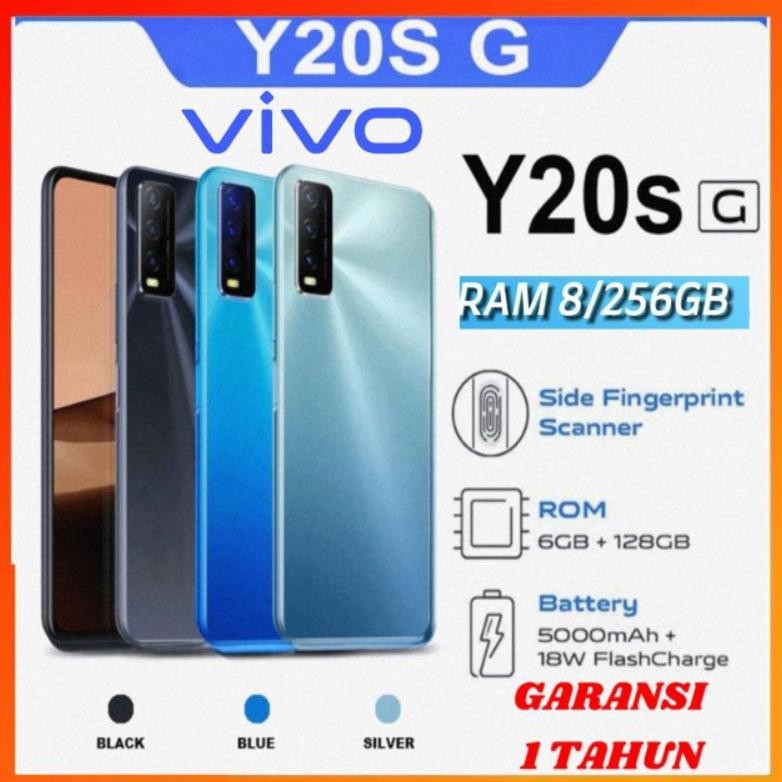 [PROMO] VIVO Y20s [G] Ram 6+128GB & Ram 8+256GB (Fast charging 18W + Display IPS LCD 6.51inch HD + B