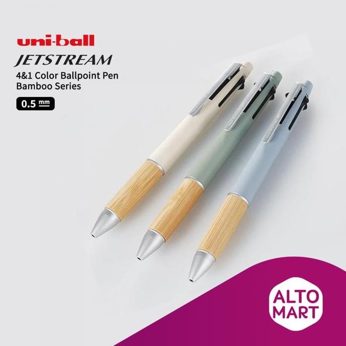 

NEW Uniball Jetstream 4&1 Bamboo Series Multi Pen Ballpoint Uni Ball