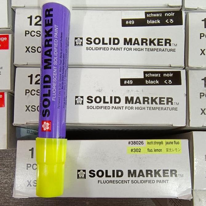 

Sakura Solid Marker Permanen Fluo Lemon New Stok