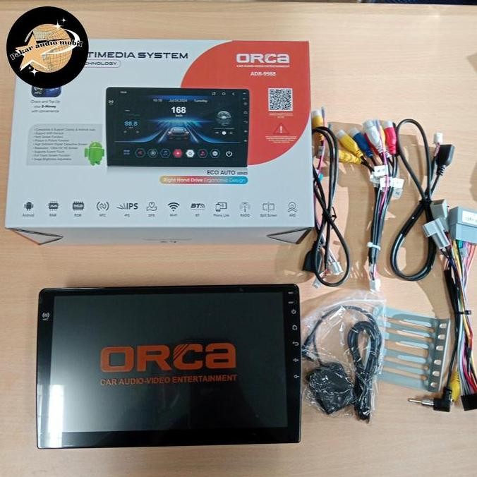 TERMURAH - HEAD UNIT ANDROID 10 INCH ORCA ECO AUTO SERIES NFC / HEAD UNIT ANDROID ORCA NFC 10 INCH 2