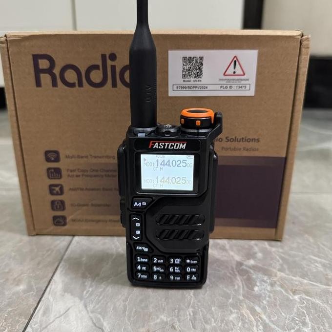 Ht Fastcom Uv-K5 Walkie Talkie + Baterai Lithium + Charger | Frekuensi 136-174 Mhz
