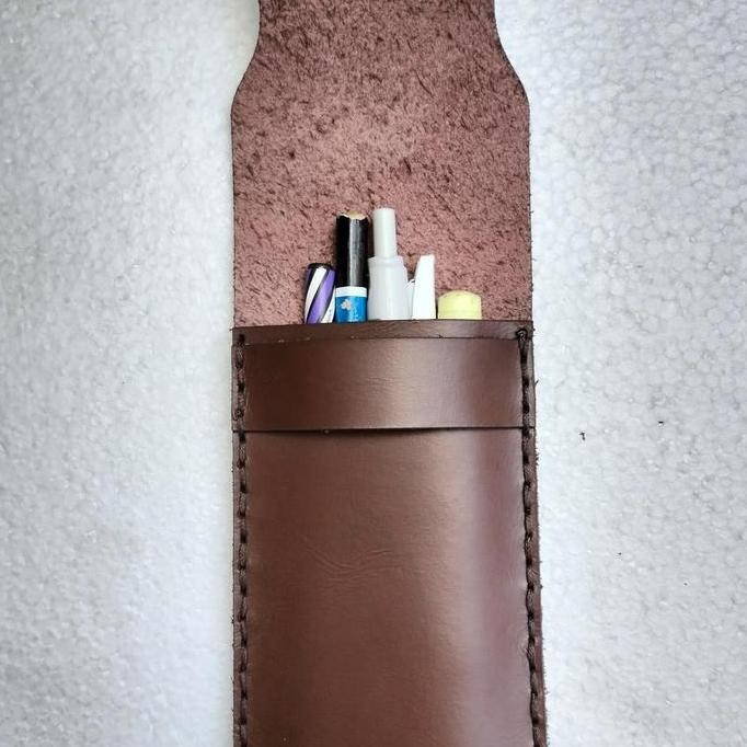 

Pen Case/Kotak Pena Lucu Kulit Handmade New Stok
