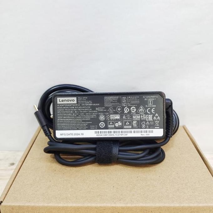 Adaptor Charger Lenovo Thinkpad X390 X395 X380 T490 T490S Usb Type-C