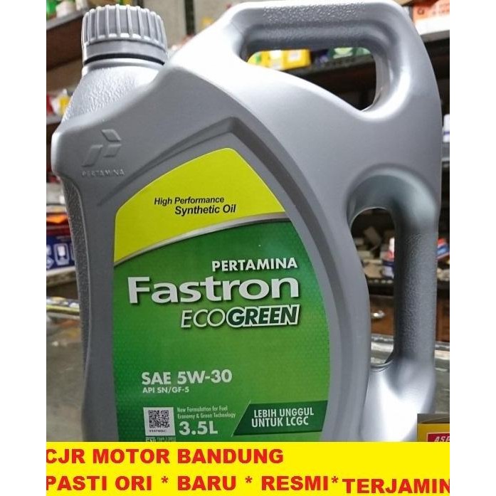 NEW OLI Pertamina FASTRON ECO GREEN 5W 30 MOBIL LCGC CALYA SIGRA KARIMUN