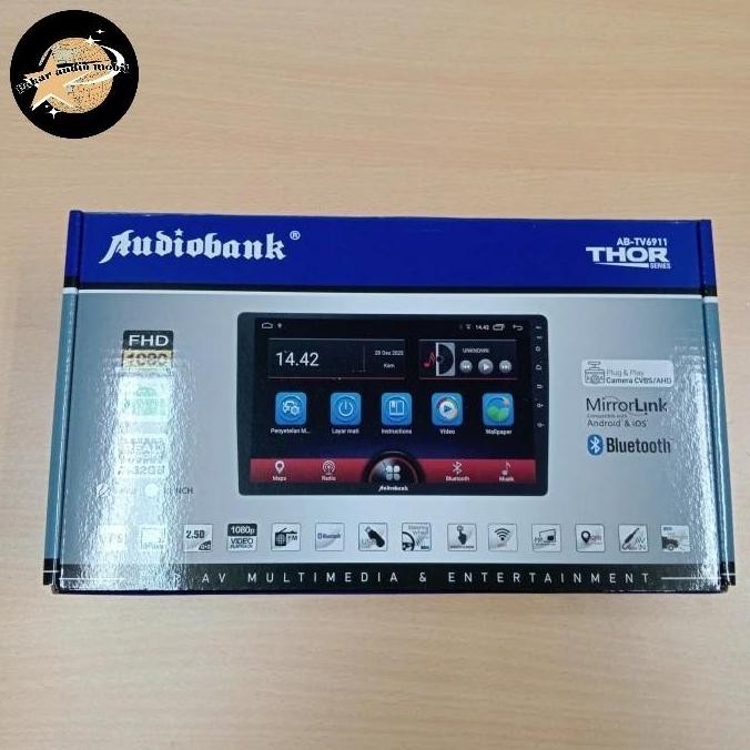 TERLARIS - HEAD UNIT ANDROID 9 INCH AUDIOBANK AB-TV6911 / HEAD UNIT ANDROID AUDIOBANK THOR SERIES