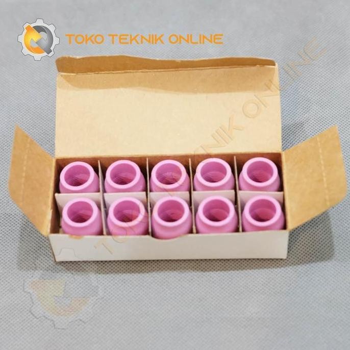 Gas Lens Nozzle Untuk Tig Torch Tipe Wp9, No.8 Caldwell