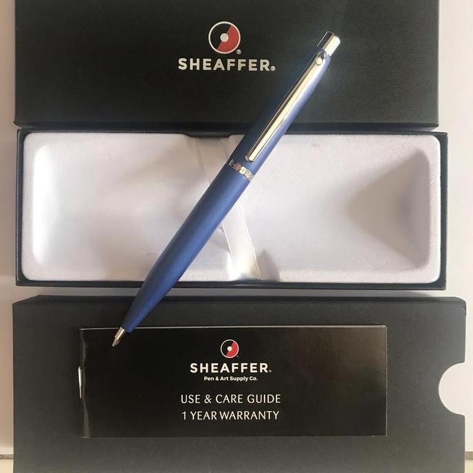 

Pulpen Sheaffer Vfm Neon Blue / Biru Ballpoint New Stok