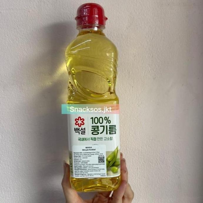 BEKSUL SOY OIL - MINYAK SOYA KEDELAI 500ML KOREA