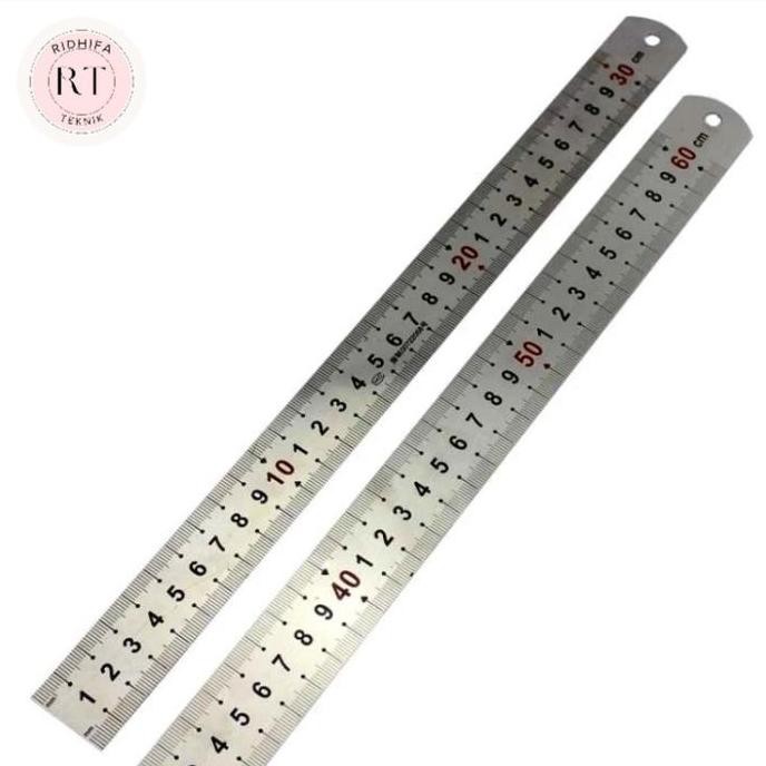 

Penggaris Stenles Steel 15Cm,30Cm,60Cm,100Cm,150Cm,200Cm New Stok