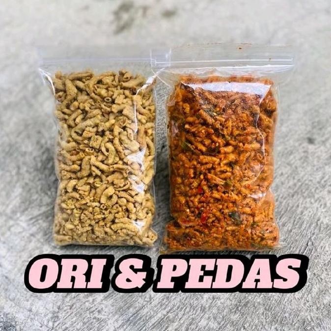 

(Beli 1 Gratis 1) Paket Kripik Usus Ayam Crispy 500Gr Pedas Daun Jeruk Dan 500Gr Original Terlaris Food Keripik Cemilan - Makanan Camilan Snacks