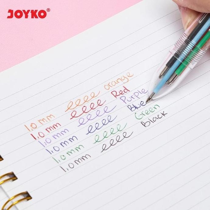 

Ball Pen Pulpen Pena Joyko Bp-385 Sito 2 0.7 Mm 6 Warna Colors (12Pcs) New Stok