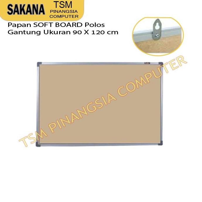 

Sakana 90 X 120 Cm Papan Tulis Soft Board - Softboard Gantung New Stok