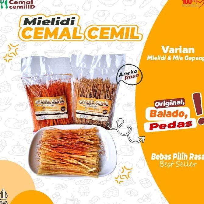 

Mie Lidi Gepeng Cemal Cemil (Satuan) - Makanan Ringan, Cemilan Kekinian, Jajanan Hits, Dengan Banyak Varian Rasa Pedas , Original, Balado, Super Pedas