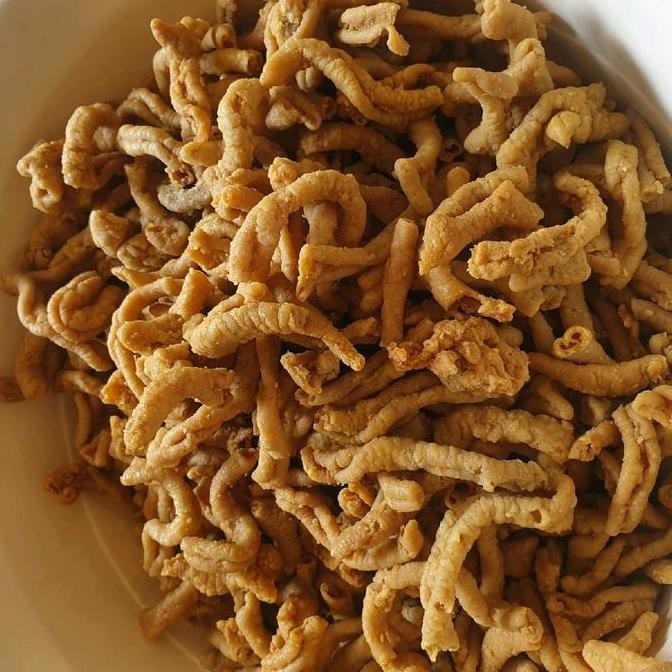 

Keripik Usus Original 250 Gram - Renyah Dan Gurih, Masa Penyimpanan 6 Bulan - Goreng, Kripik, Food, Snack, Pedas, Makanan, Cemilan