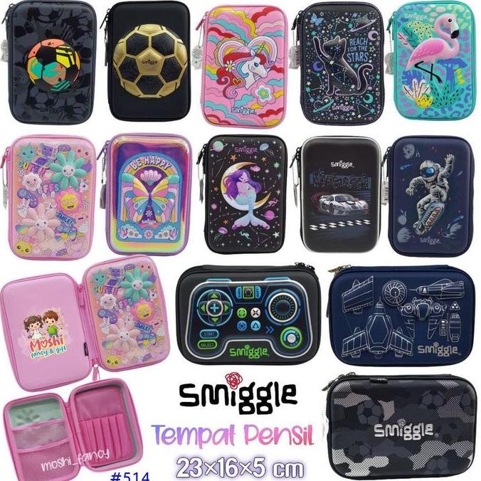 

Tempat Pensil Smiggle / Stationary/ Pencil Case Smiggle Original New Stok