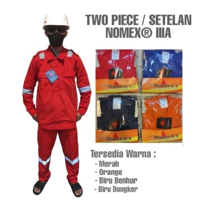Terlaris Setelan Nomex Iiia / Two Piece Nomex Iiia Original Safety Nomex