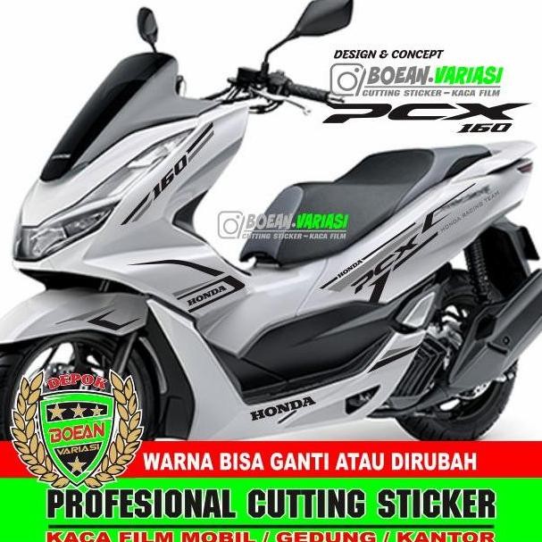 Cutting Sticker PCX 160 PUTIH PCX 150 PUTIH