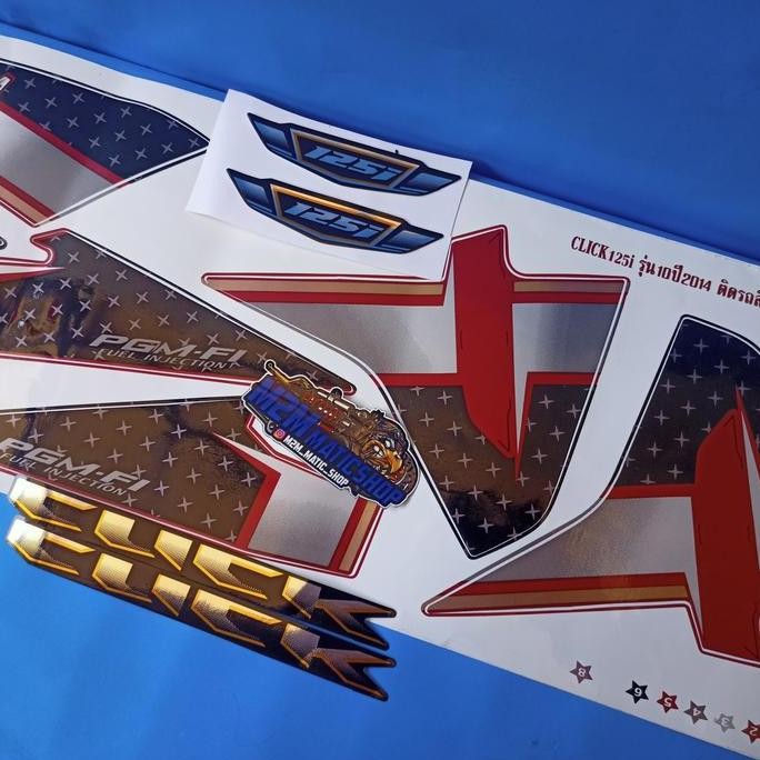 Striping Click 125i Original Thailand Untuk Motor Vario 125 OLD Bohlam