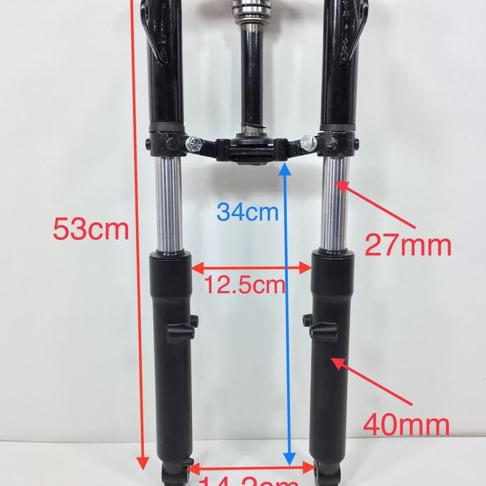 Shock Depan STD Teleskopik 27mm Gorilla - Monkey Z50