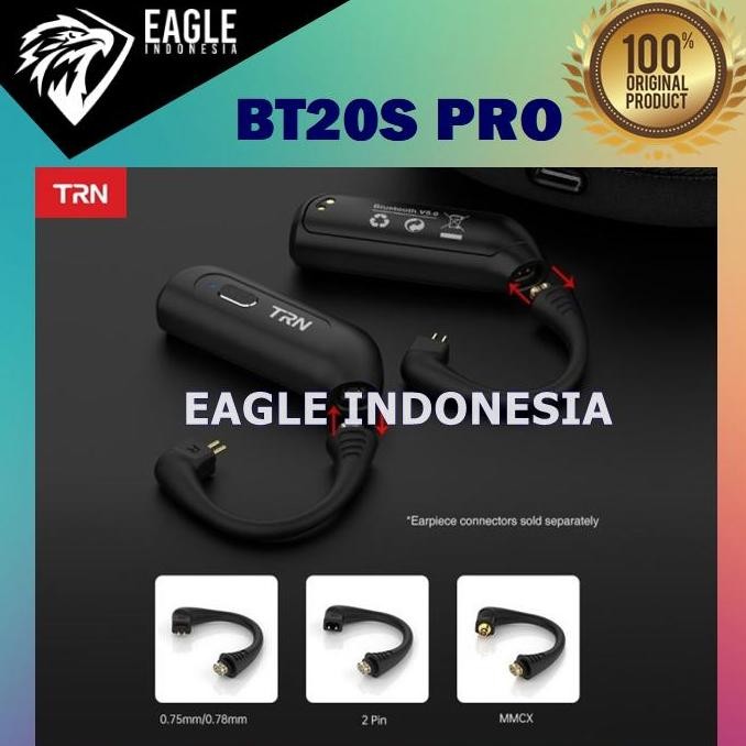 TERMURAH - TRN BT20S PRO Bluetooth Module Replaceable Plug for HiFi