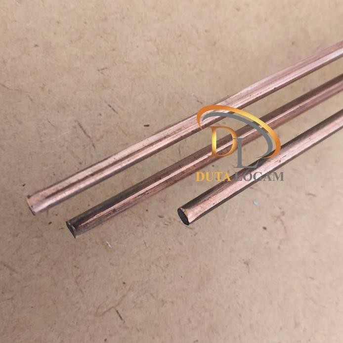 ready !!! Kawat Las Tembaga Bulat 3 mm (1meter)