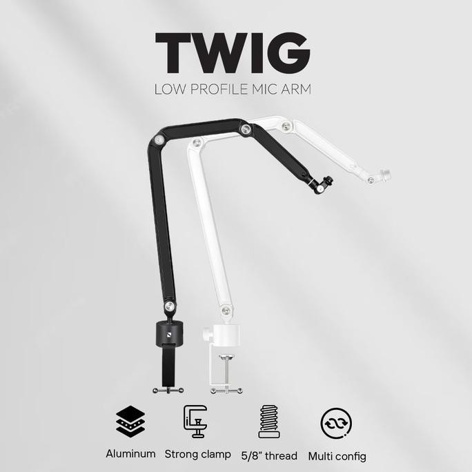 TERLARIS - Noir Twig Low Profile Mic Arm With Alumunium For Noir Voix Microphone