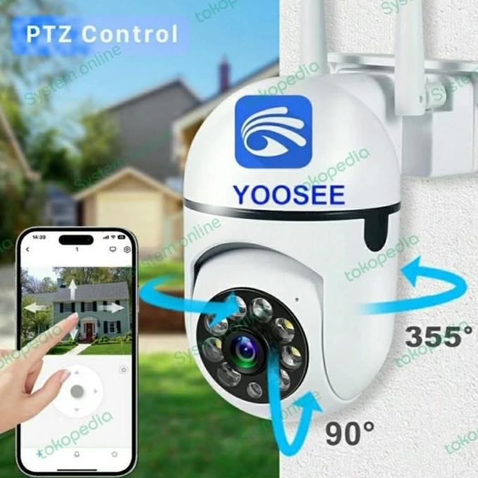 Ip Camera Cctv Yoosee Outdoor Ptz Speed Dome  8Mp