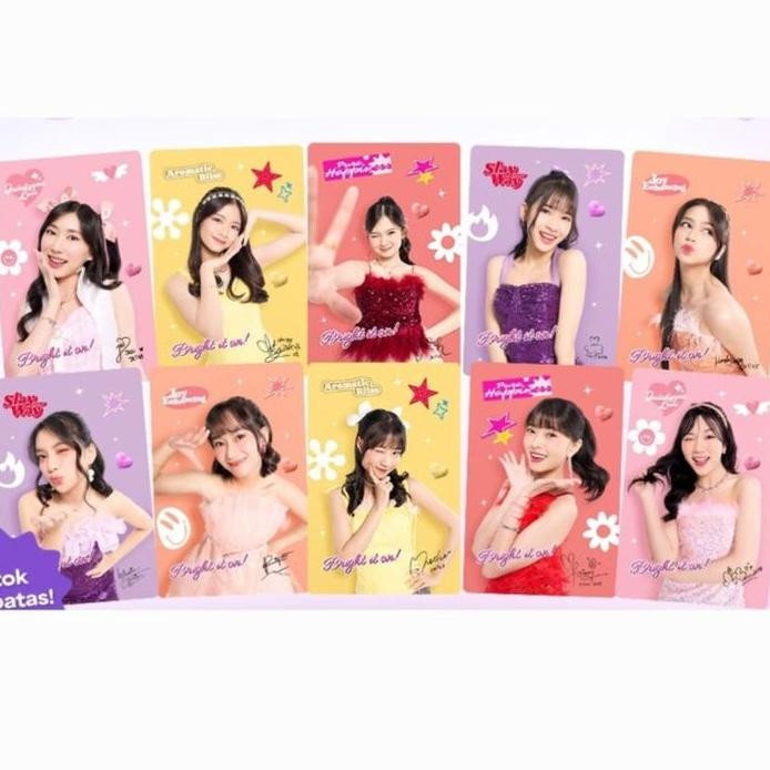 READY PHOTOCARD SCARLETT X JKT48 OFFICIAL PC PHOTO CARD ORIGINAL MURAH SALE DISKON LIVE MURCE JPOP I