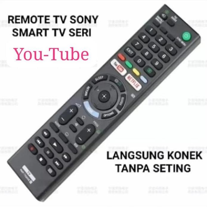 REMOTE TV REMOT TV SONY LED SMART TV BISA YOUTUBE DAN NETFLIX murah