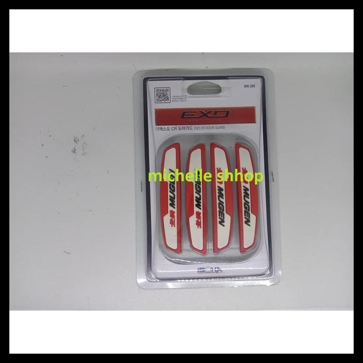 TERBARU DOOR GUARD PELINDUNG PINTU MUGEN MERAH MOBIL BRIO 
