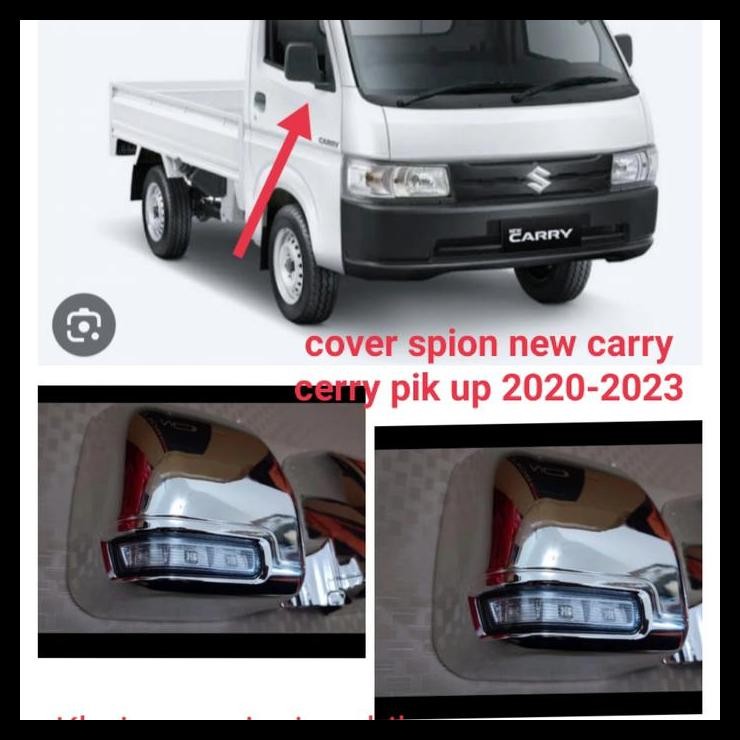 TERMURAH COVER SPION MOBIL NEW CARRY CERRY PICK UP CHROME KIRI KANAN 2021-2025 