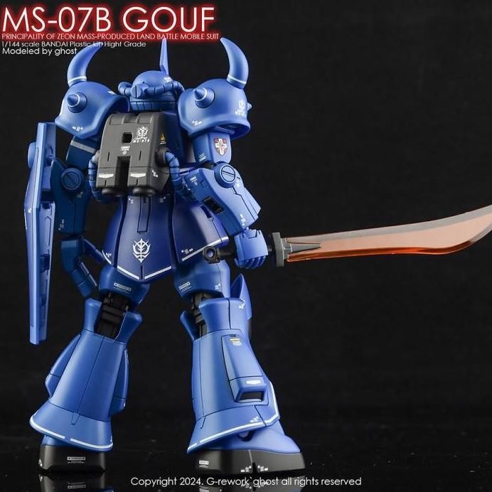 Water Slide Decal HG Gouf Revive Ver by Grework - Original