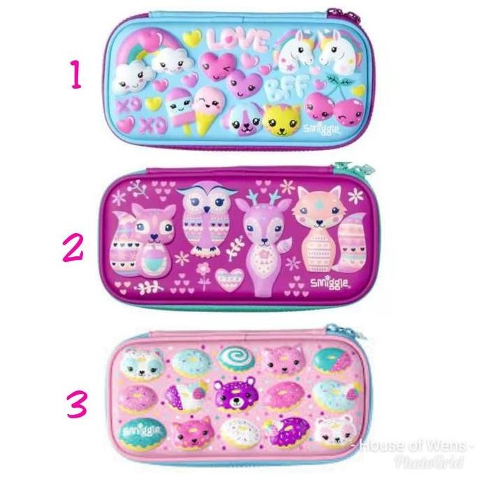 

Smiggle Woop Small Hardtop Pencil Case - Tempat Pensil Smiggle New Stok