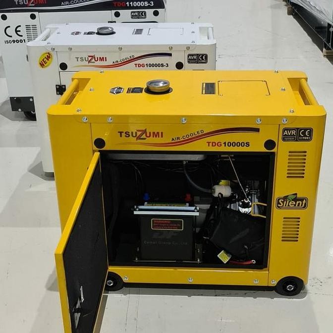 ready  Silent genset Diesel Tsuzumi Japan 10000 watt 1 phase TDG 15000 S