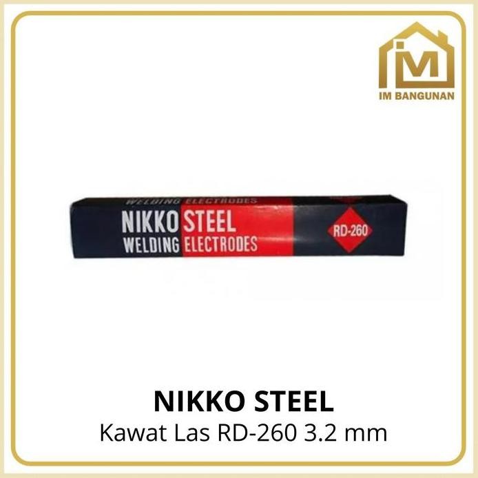 ready  Kawat Las Nikko Steel RD-260 3.2 mm / RD 260 3.2 mm