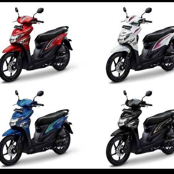 Striping motor Beat pop 2015 / Stiker body Beat pop 2015 warna'i