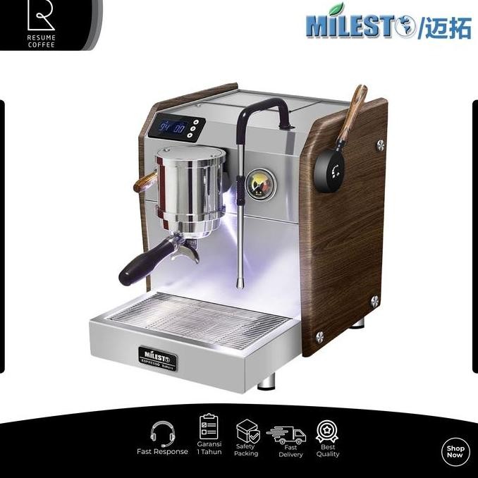 TERBARU - Espresso Machine Milesto Sahara EM-23 with Barista Tools